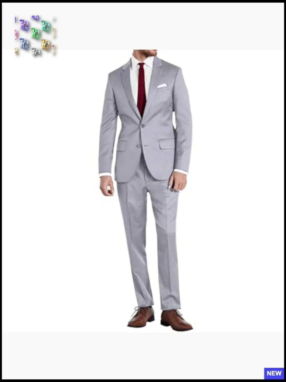 Slim Fit Two-Piece Suit Set Modern Formal Blazer Pants Wedding Work